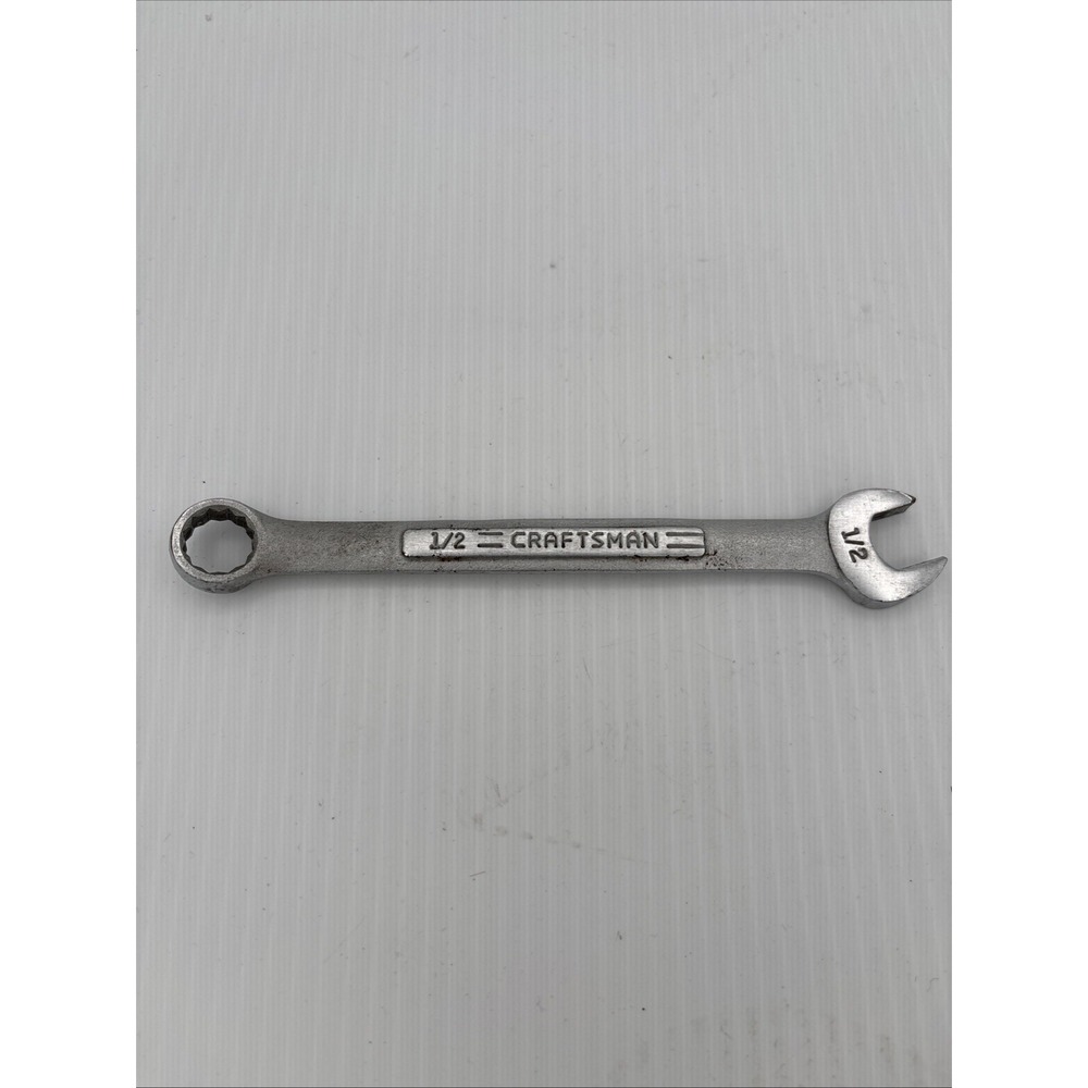 Craftsman 1/2 Combination Wrench 12 Point SAE VV-44695 USA